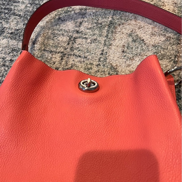 Coach Polished Pebble Leather Charlie Bucket Crossbody - Picture 7 of 9